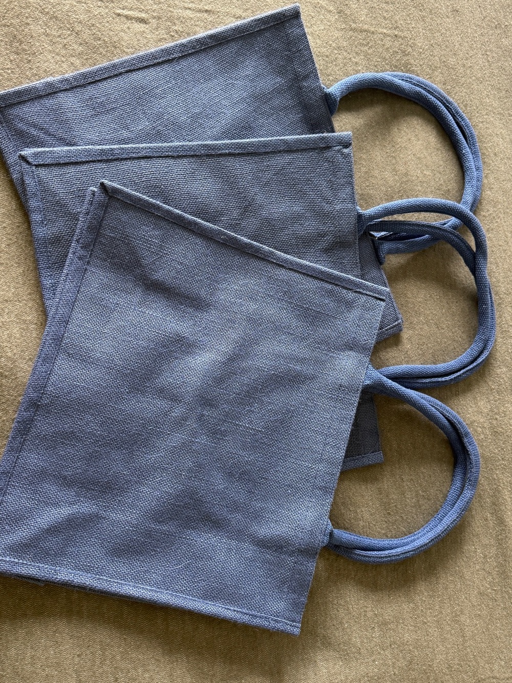 Blue Canvas Tote Bags